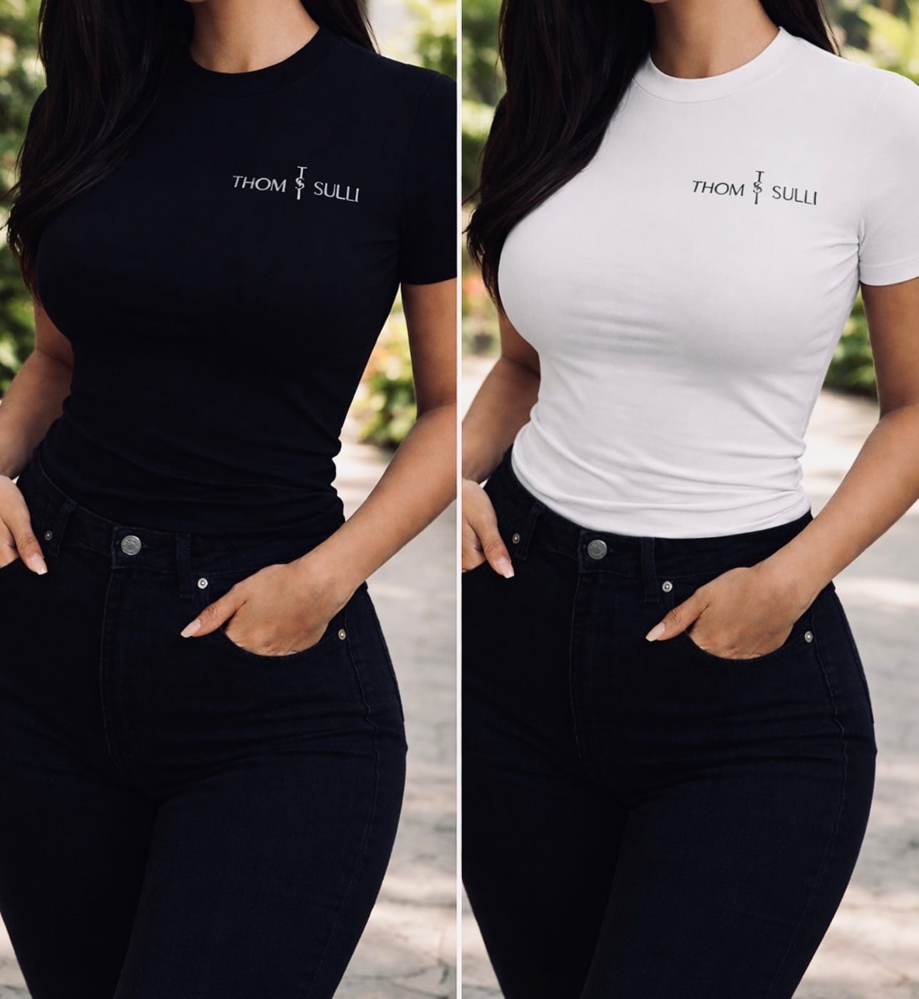 Thom & Sulli  Signature Fitted  T-Shirt